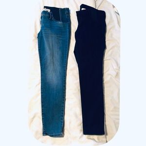 Lot of 2 Isabel Maternity Jeans sz 8 like new